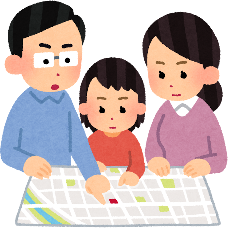 避難所のイラスト